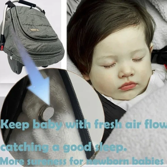 Yazely Winter Car Seat Cover EUC - Picture 5 of 10